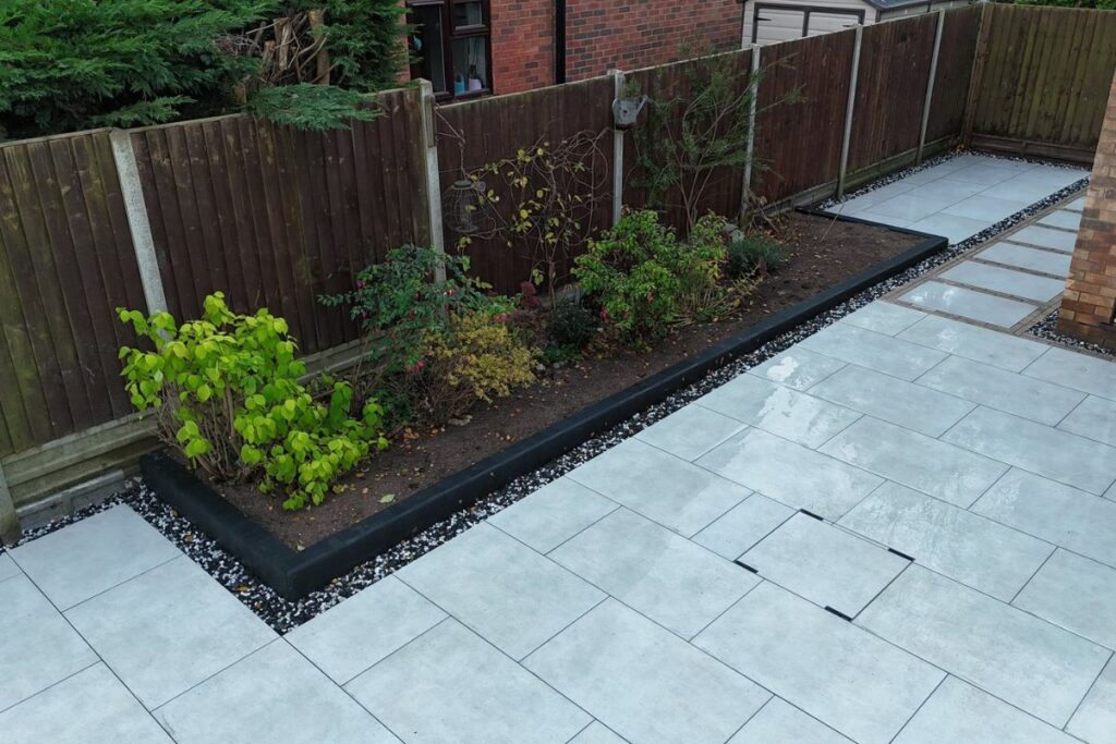 Porcelain & Stone Patios - Bespoke Landscaping